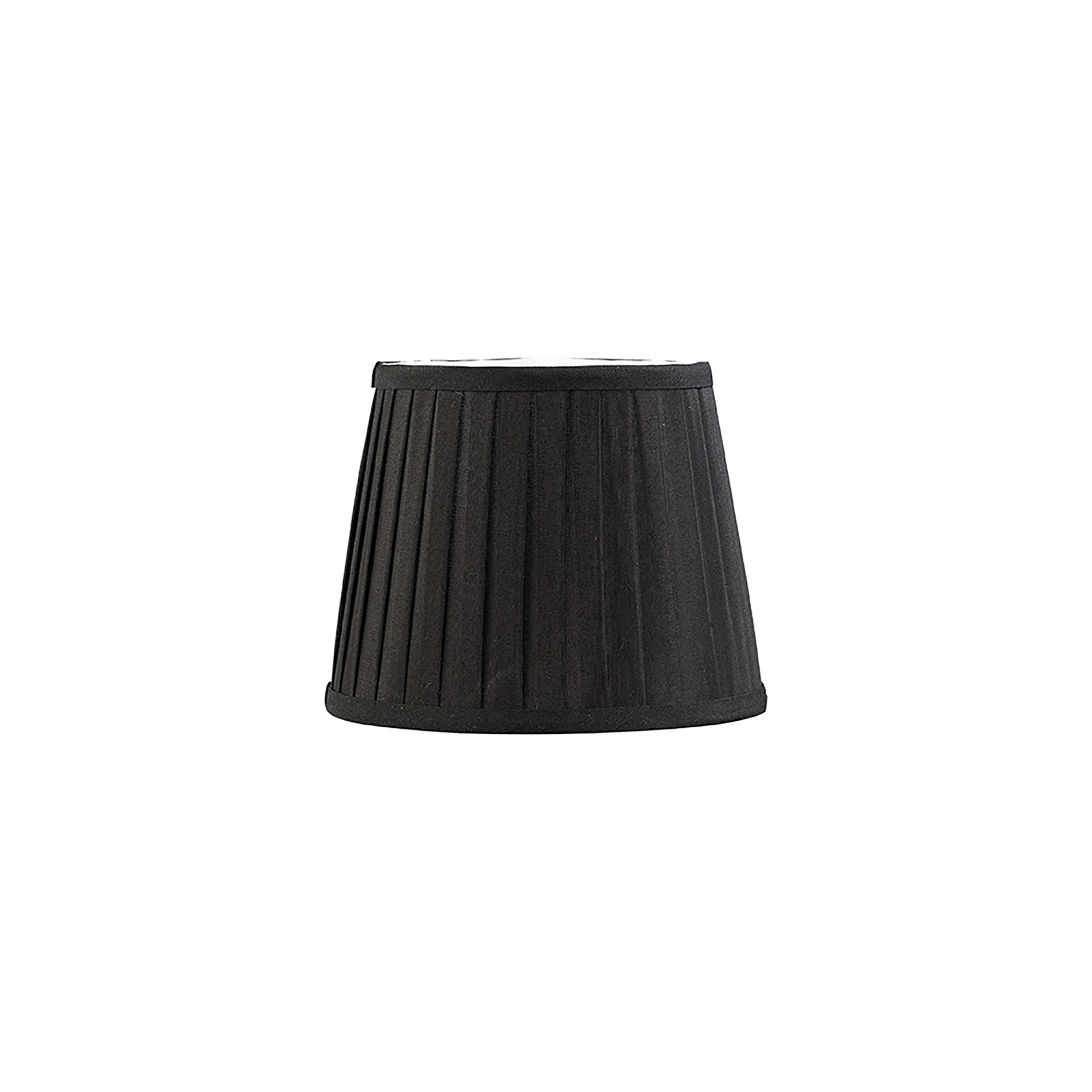ILS20201  Stella 20cm Round Fabric Shade Black